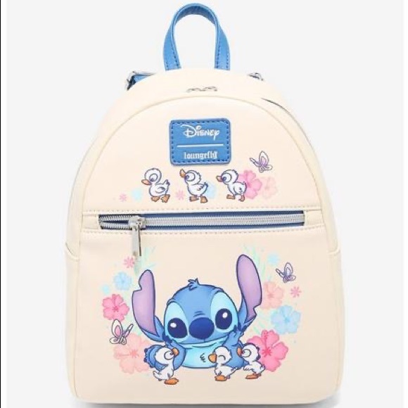 Loungefly Handbags - NWT Loungefly Disney Lilo & Stitch Stitch With Ducks Mini Backpack